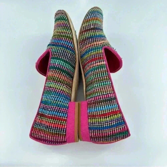 Alberto Gozzi womens flats size 38 multicolored domaine smoking loafers - Picture 5 of 12